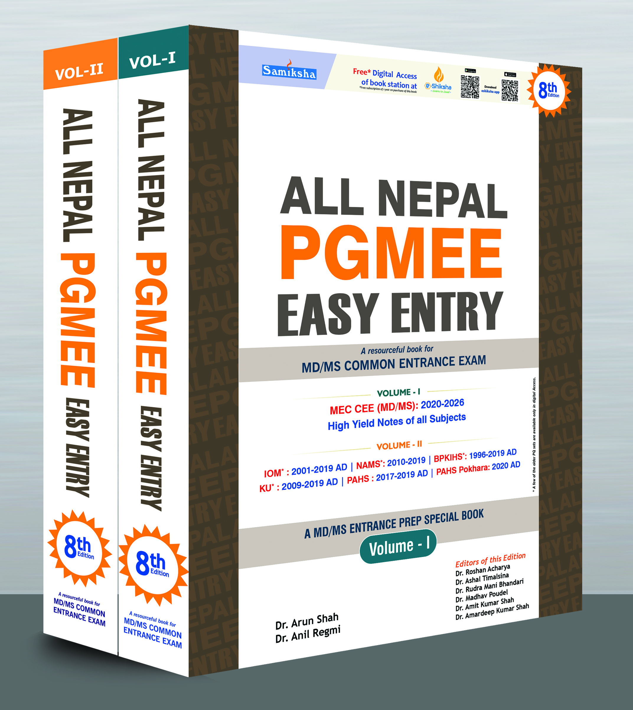 All Nepal PGMEE Easy Entry (2 Volume Set)